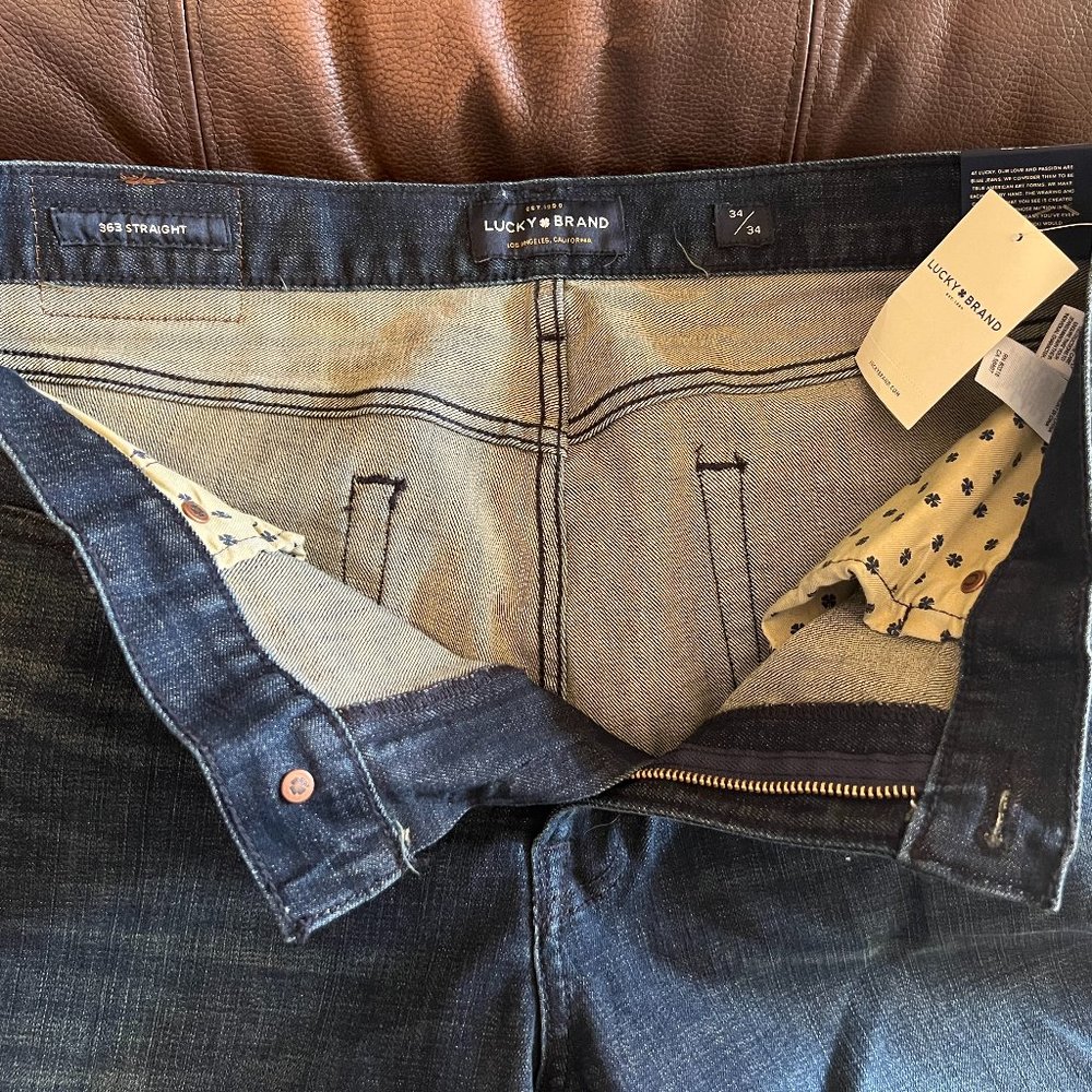 Men's Lucky 34 x 34 Jeans - 363 Straight